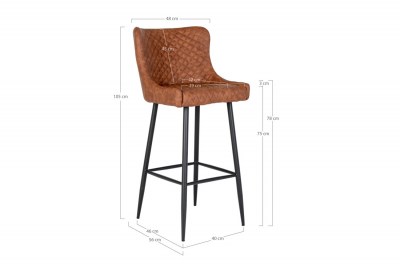 Dizajnov barov stolika Laurien vintage hned-4